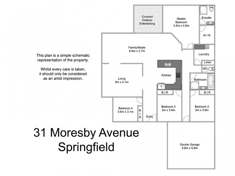 31 Moresby Avenue, Springfield QLD 4300 Floorplan
