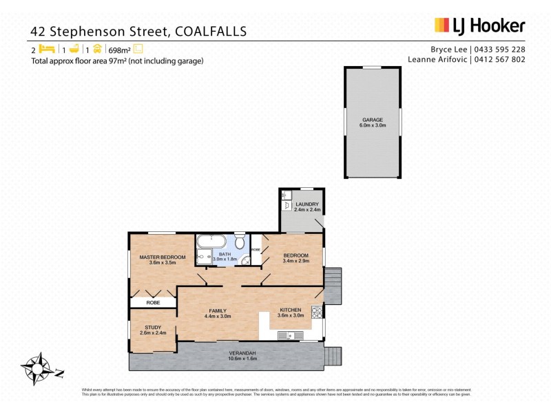 42 Stephenson Street, Coalfalls QLD 4305 Floorplan