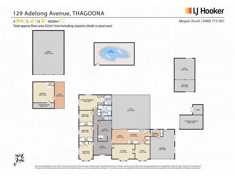 129 Adelong Ave, Thagoona QLD 4306 Floorplan