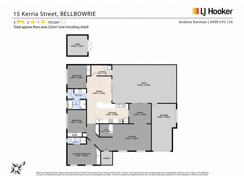 15 Kerria Street, Bellbowrie QLD 4070 Floorplan