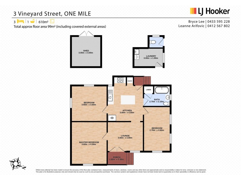 3 Vineyard Street, One Mile QLD 4305 Floorplan