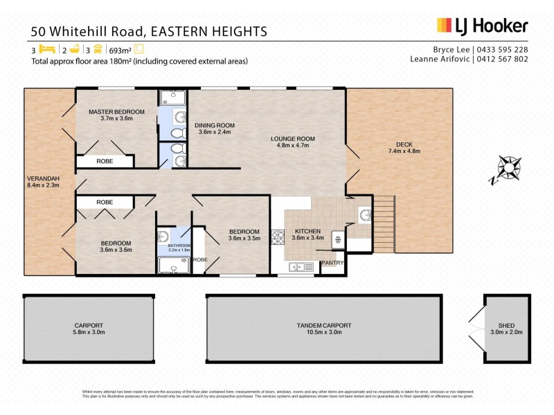 50 Whitehill Road, Eastern Heights QLD 4305 Floorplan