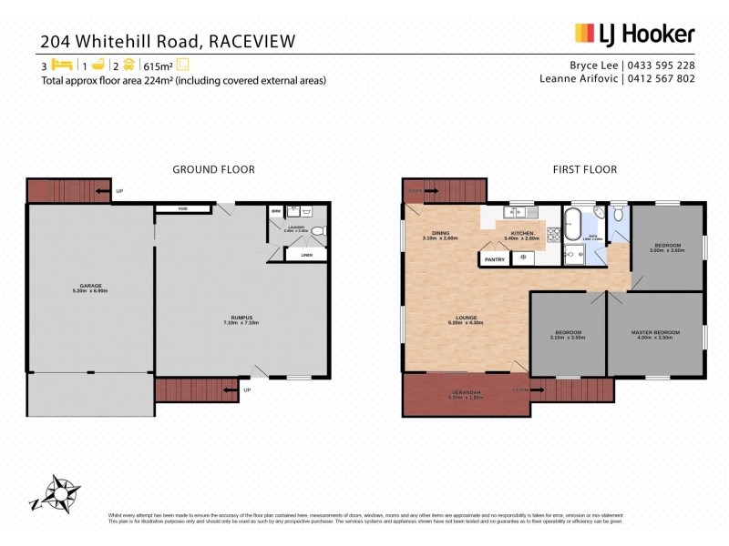 204 Whitehill Road, Raceview QLD 4305 Floorplan