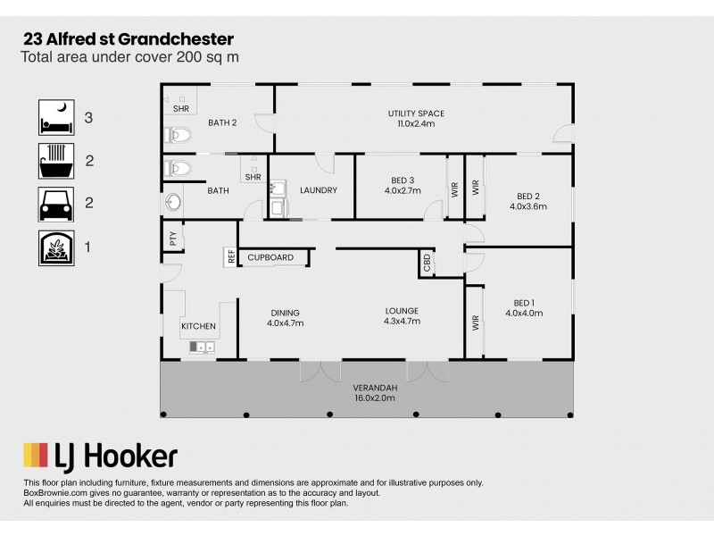 23 Alfred Street, Grandchester QLD 4340 Floorplan