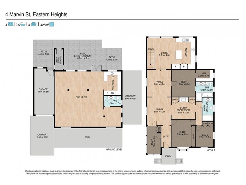 4 Marvin Street, Eastern Heights QLD 4305 Floorplan