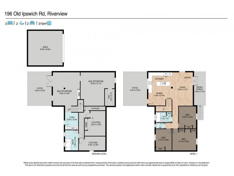 196 Old Ipswich Road, Riverview QLD 4303 Floorplan