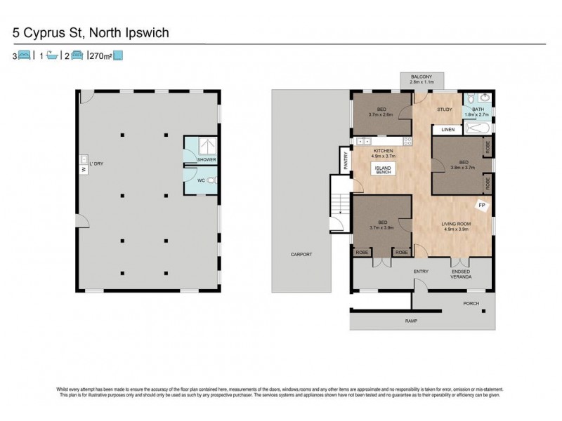 5 Cyprus Street, Tivoli QLD 4305 Floorplan