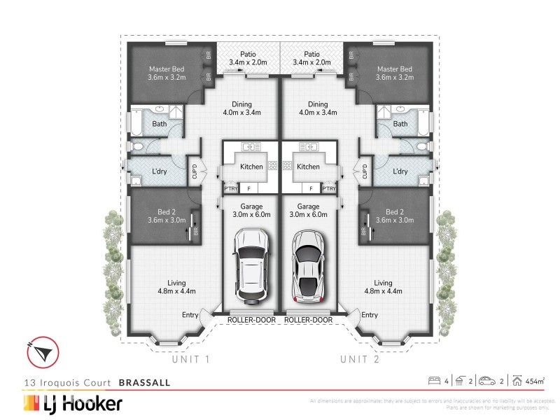1&2/13 Iroquois Court, Brassall QLD 4305