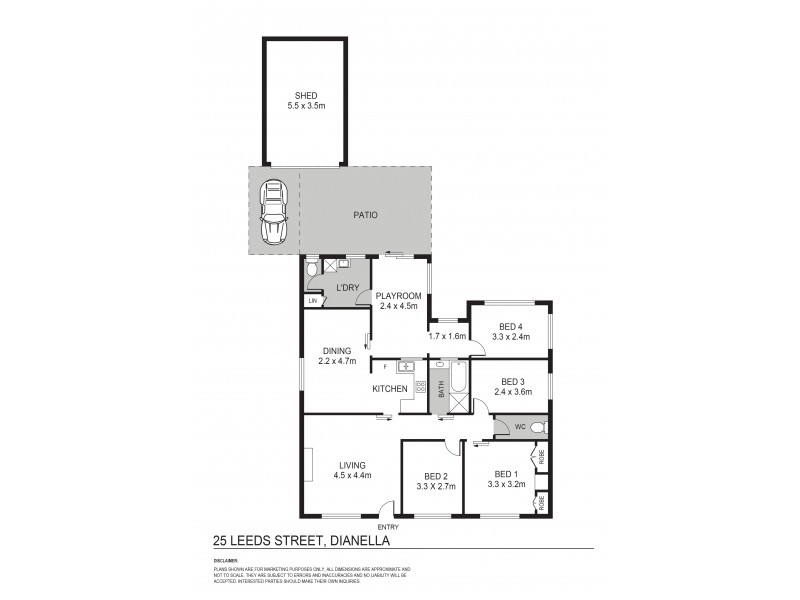 25 Leeds Street, Dianella WA 6059 Floorplan