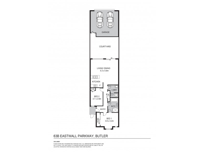 63B Eastwall Parkway, Butler WA 6036 Floorplan