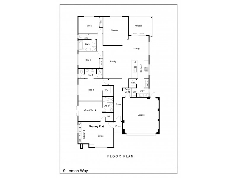 9 Lemon Way, Eglinton WA 6034 Floorplan