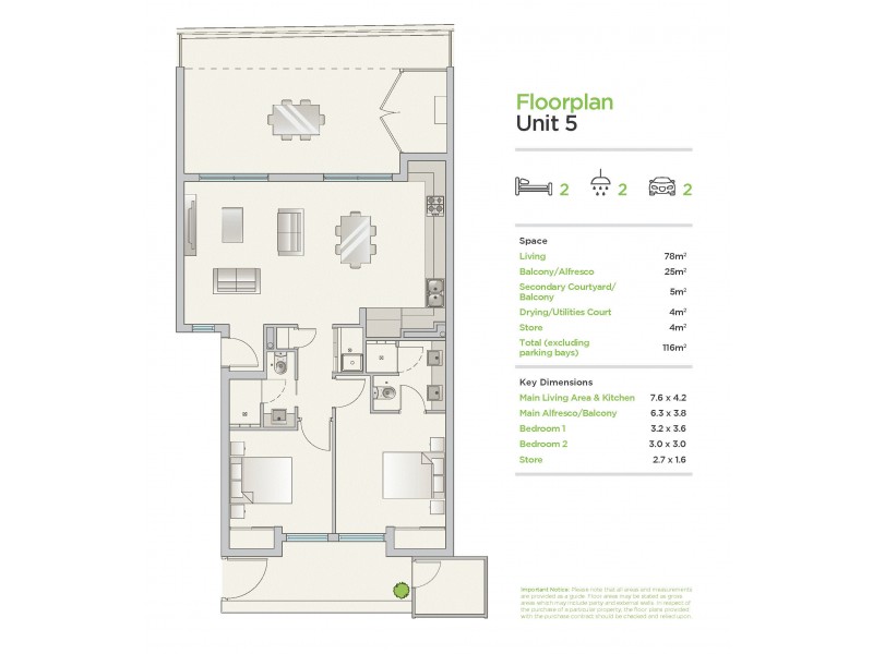 5/140 St Andrews Drive, Yanchep WA 6035 Floorplan