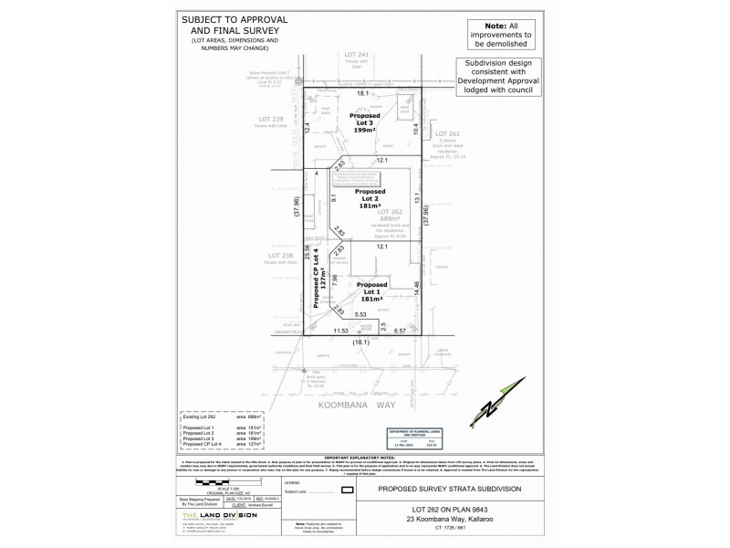 Lots 1-3, Koombana Way, Kallaroo WA 6025