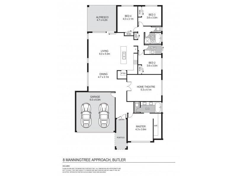 8 Manningtree Approach, Butler WA 6036 Floorplan