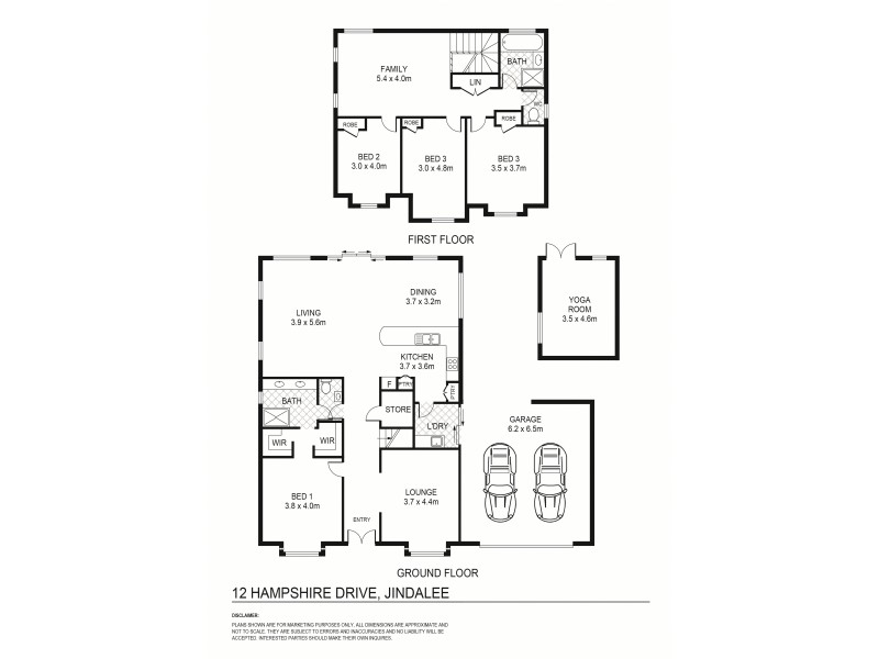 12 Hampshire Drive, Jindalee WA 6036 Floorplan