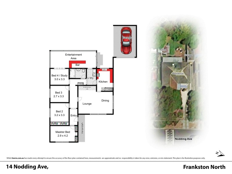 14 Nodding Avenue, Frankston North VIC 3200 Floorplan
