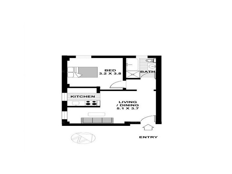 2/90-94 Campbell Parade, Bondi Beach NSW 2026 Floorplan