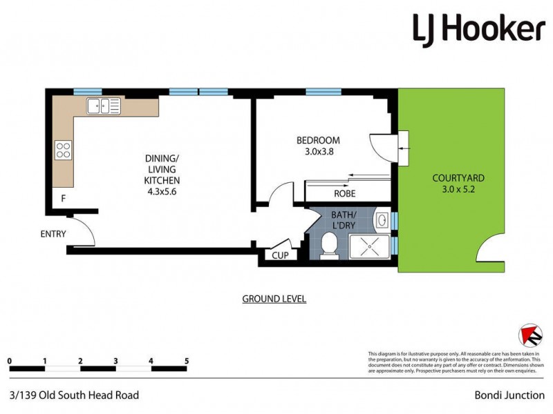 3/139 Old South Head Road, Bondi Junction NSW 2022 Floorplan
