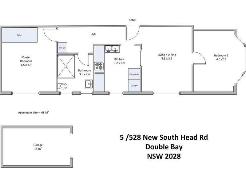 5/528 New South Head Road, Double Bay NSW 2028 Floorplan