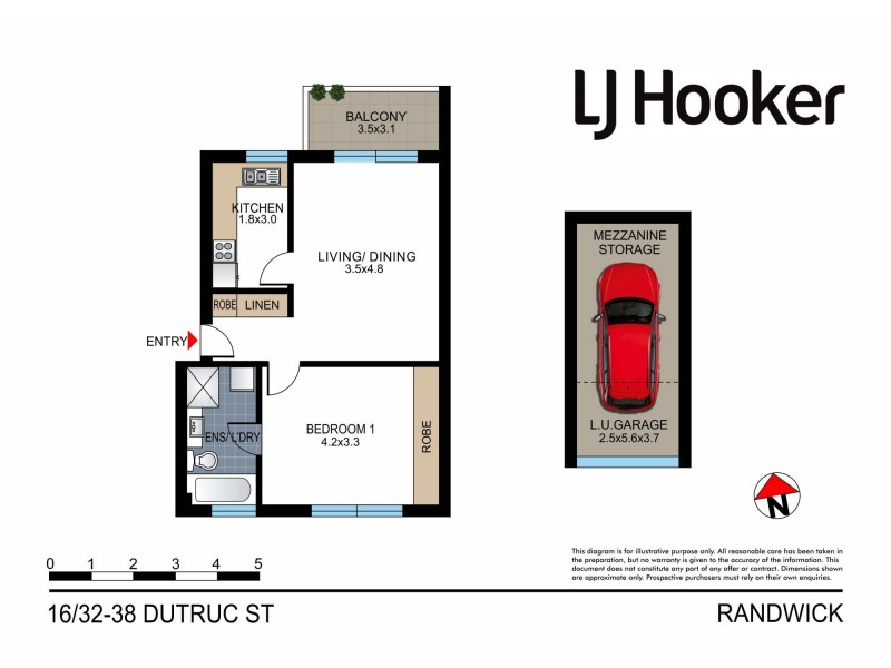16/32-38 Dutruc Street, Randwick NSW 2031 Floorplan