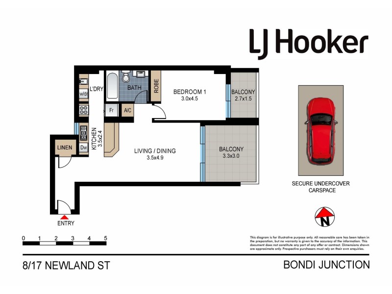 8/17-23 Newland Street, Bondi Junction NSW 2022 Floorplan