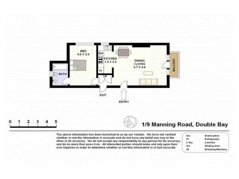 1/9 Manning Road, Double Bay NSW 2028 Floorplan