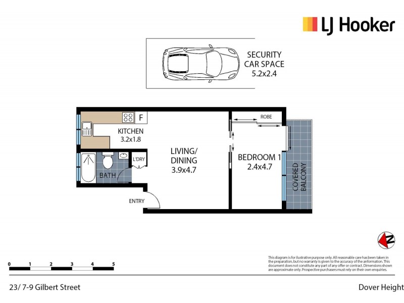23/7 Gilbert Street, Dover Heights NSW 2030 Floorplan