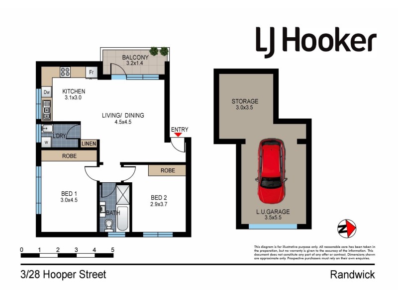 3/28 Hooper Street, Randwick NSW 2031 Floorplan