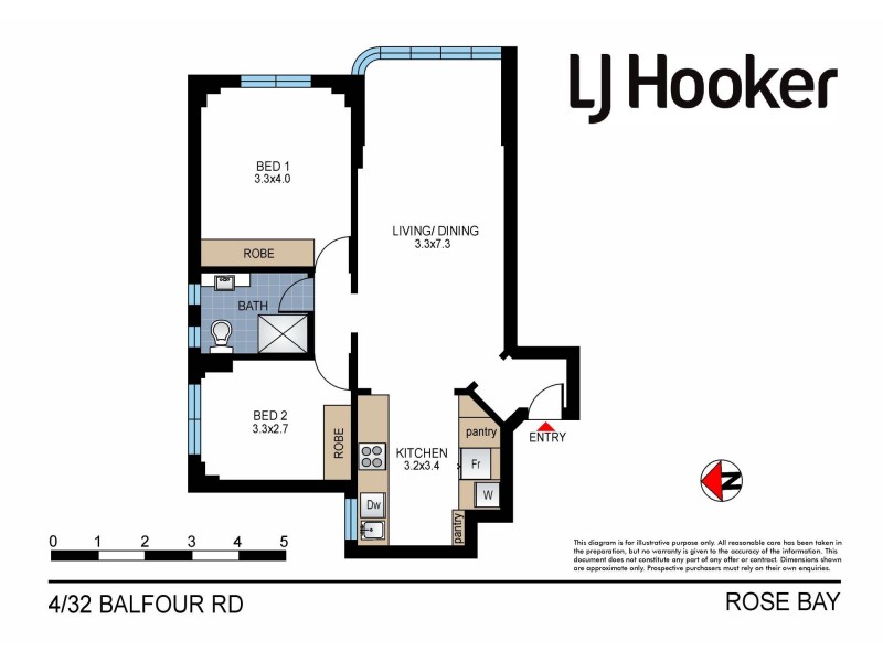 4/32 Balfour Road, Rose Bay NSW 2029 Floorplan