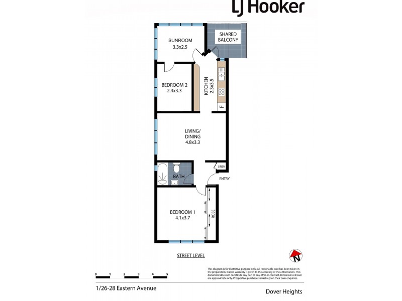 1/26-28 Eastern Avenue, Dover Heights NSW 2030 Floorplan