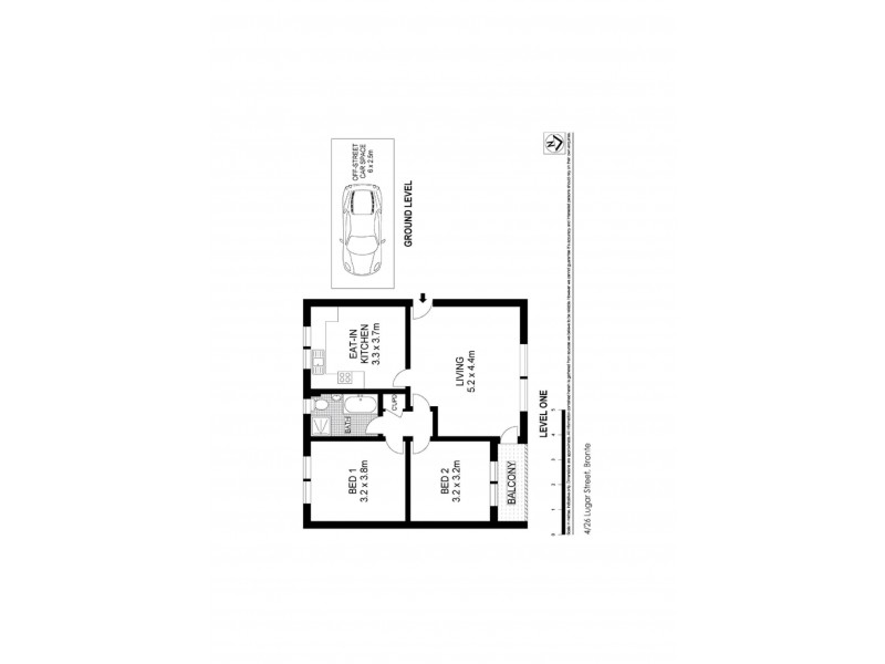 4/26 Lugar Street, Bronte NSW 2024 Floorplan