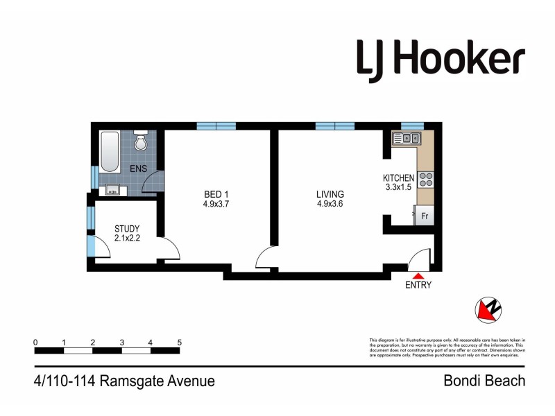 4/110 Ramsgate Avenue, Bondi Beach NSW 2026 Floorplan