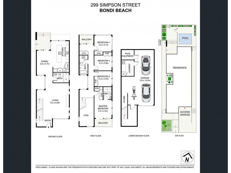 299 Simpson Street, Bondi Beach NSW 2026 Floorplan