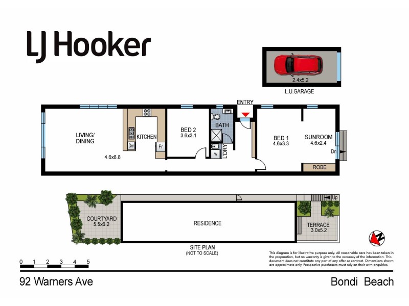 92 Warners Avenue, Bondi Beach NSW 2026 Floorplan