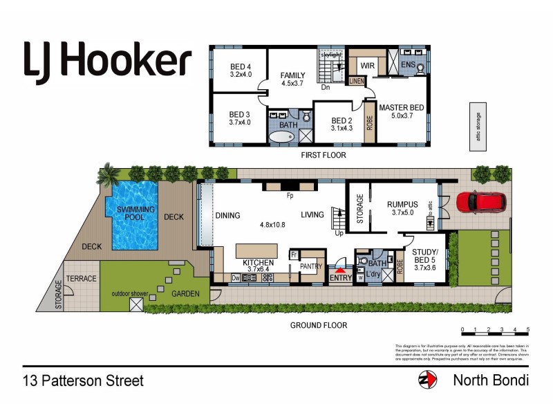 13 Patterson Street, North Bondi NSW 2026 Floorplan