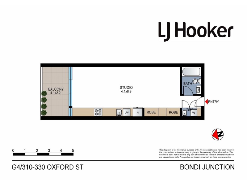 G4/310-330 Oxford Street, Bondi Junction NSW 2022 Floorplan
