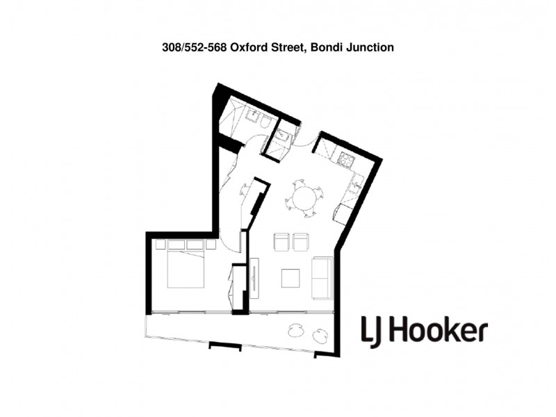 Level 308/552-568 Oxford Street, Bondi Junction NSW 2022 Floorplan