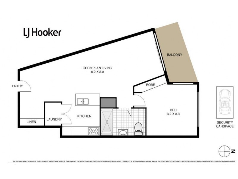 802/1 Adelaide Street, Bondi Junction NSW 2022 Floorplan