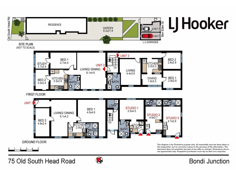 75 Old South Head Road, Bondi Junction NSW 2022 Floorplan