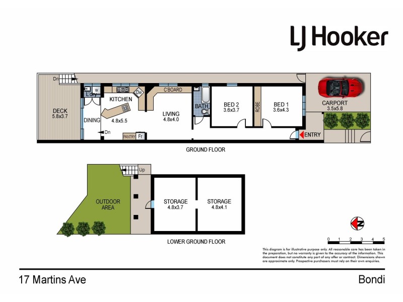 17 Martins Avenue, Bondi NSW 2026 Floorplan