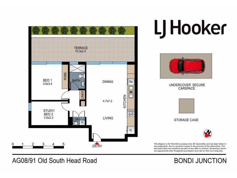 AG08/91 Old South Head Road, Bondi Junction NSW 2022 Floorplan