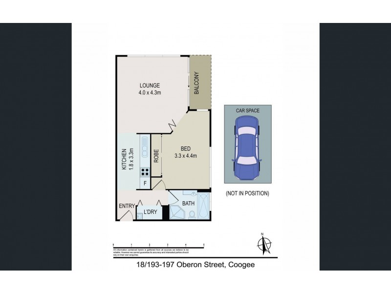18/193-197 Oberon Street, Coogee NSW 2034 Floorplan