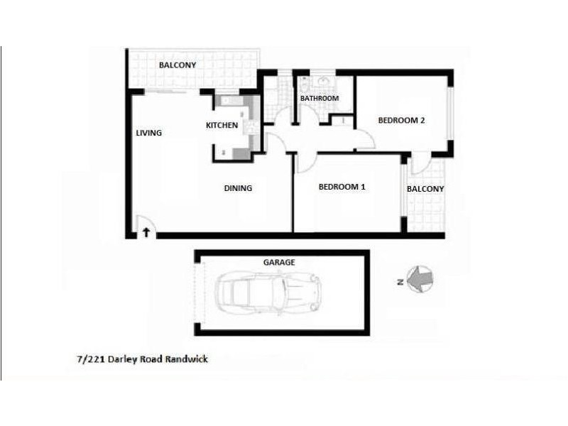7/221 Darley Road, Randwick NSW 2031 Floorplan