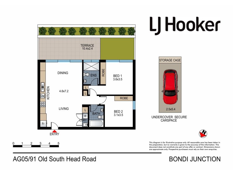AG05/91 Old South Head Road, Bondi Junction NSW 2022 Floorplan