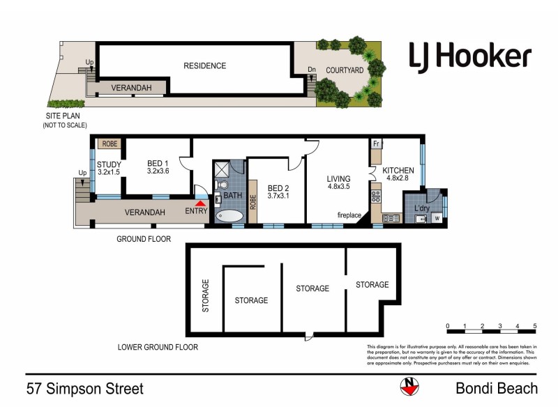 57 Simpson Street, Bondi Beach NSW 2026 Floorplan