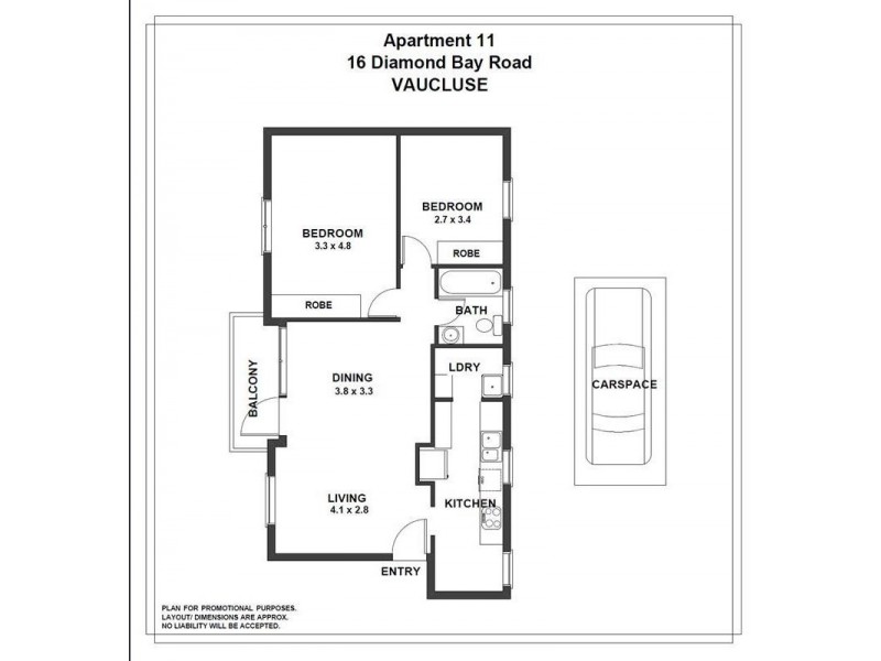 11/16 Diamond Bay Road, Vaucluse NSW 2030