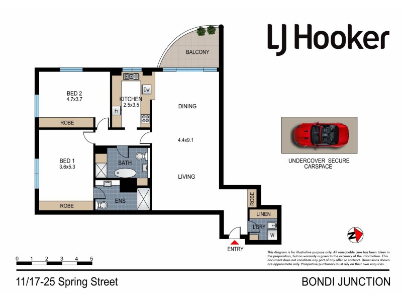 11/17-25 Spring Street, Bondi Junction NSW 2022 Floorplan