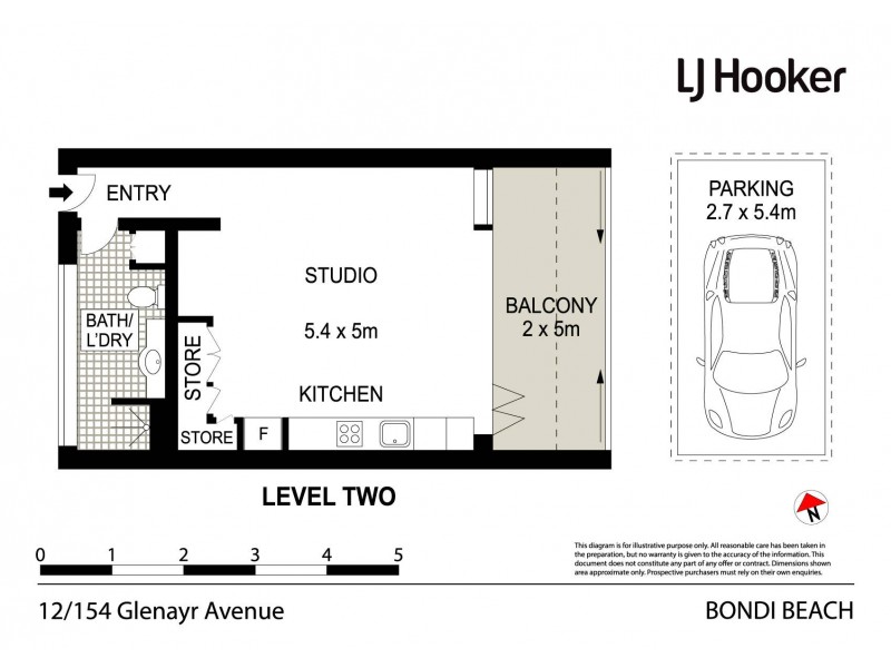 12/154 Glenayr Avenue, Bondi Beach NSW 2026 Floorplan