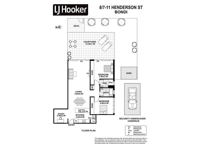 8/7-11 Henderson Street, Bondi NSW 2026 Floorplan