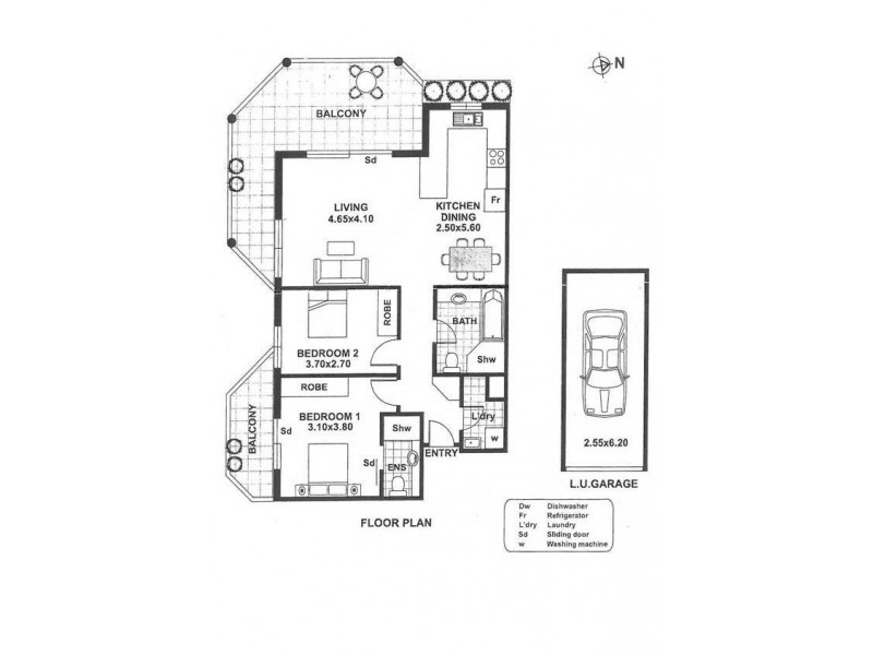 501/40-44 Ocean Street, Bondi NSW 2026 Floorplan